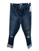 Levis Size 29 Dark Wash Cotton Blend Zip Fly 5 Pocket Mid Rise Distressed Jeans Dark Wash / 29