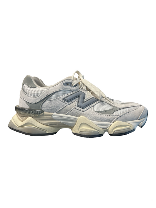 New Balance Shoe Size 8 Grey Manmade Material Perforated Lace Up Runner Shoes Grey / 8