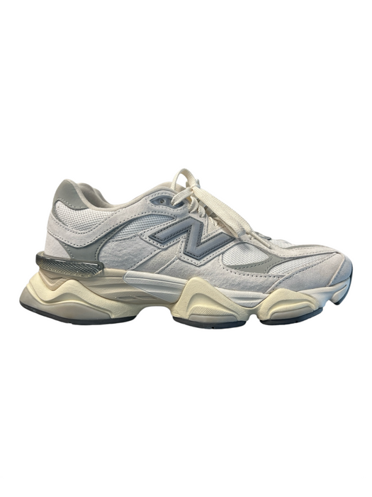 New Balance Shoe Size 8 Grey Manmade Material Perforated Lace Up Runner Shoes Grey / 8