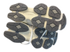 New Balance Shoe Size 8 Grey Manmade Material Perforated Lace Up Runner Shoes Grey / 8