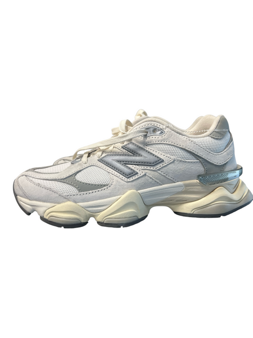 New Balance Shoe Size 8 Grey Manmade Material Perforated Lace Up Runner Shoes Grey / 8