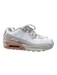Nike Shoe Size 39 White & Brown Suede & Leather Almond Toe Lace Up Swoosh Shoes White & Brown / 39