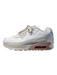 Nike Shoe Size 39 White & Brown Suede & Leather Almond Toe Lace Up Swoosh Shoes White & Brown / 39