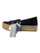 Toms Shoe Size 7.5 Black Canvas Almond Toe Slip On Espadrille Shoes Black / 7.5