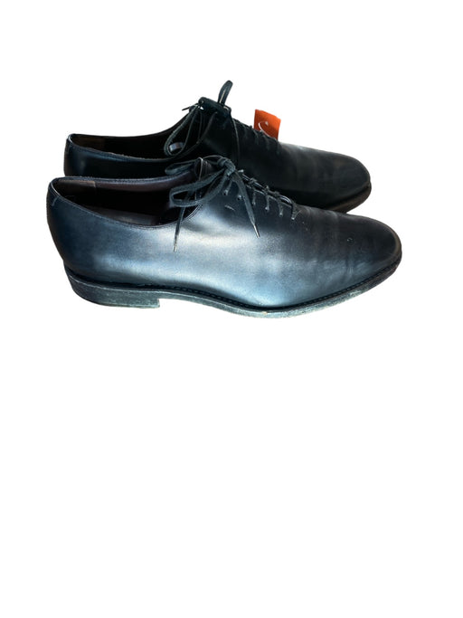 Ferragamo Shoe Size 7 Black Leather Solid Dress Men's Shoes 7