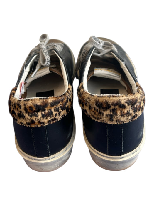 Golden Goose Shoe Size 40 Silver Genuine Leather Ponyhair Low Top Platform Shoes Silver / 40