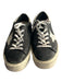 Golden Goose Shoe Size 40 Black & Silver Genuine Leather Lace Up Low Top Shoes Black & Silver / 40