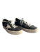 Golden Goose Shoe Size 40 Black & Silver Genuine Leather Lace Up Low Top Shoes Black & Silver / 40