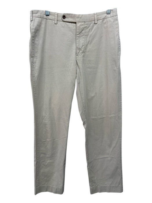 Sid Mashburn AS IS Size 33 Beige Cotton Zip Fly Men's Pants Beige / 33