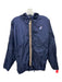 K Way Size S Navy Synthetic Solid Windbreaker Zip Up Men's Jacket Navy / S