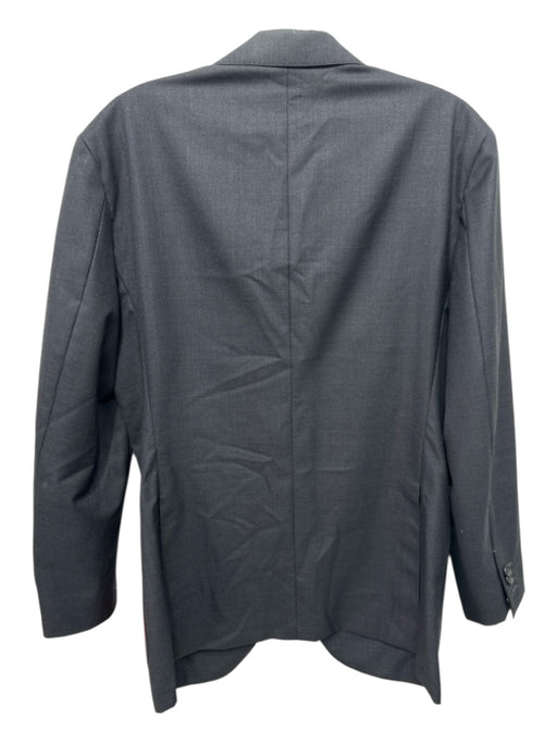 Sid Mashburn Dark Gray Wool Blend Solid 2 Button Men's Blazer Dark Gray / 48
