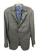 Sid Mashburn Dark Gray Wool Blend Solid 2 Button Men's Blazer Dark Gray / 48