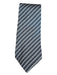 Hermes Black & Silver Silk Abstract Men's Ties Black & Silver