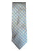 Hermes Tan & Blue Silk Plaid Men's Ties Tan & Blue