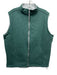 Peter Millar Size M Green Polyester Solid Quarter Zip Men's Vest Green / M
