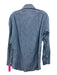 Sid Mashburn Size Est M Blue Cotton Solid Button Down Men's Long Sleeve Shirt Blue / Est M