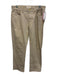 Sid Mashburn Size 33 Light Beige Cotton Solid Zip Fly Men's Pants Light Beige / 33