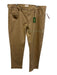 Sid Mashburn NWT Size 42 Brown Cotton Solid Zip Fly Men's Pants Brown / 42
