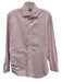 Sid Mashburn Size Est M Pink Cotton Solid Button Down Men's Long Sleeve Shirt Pink / Est M