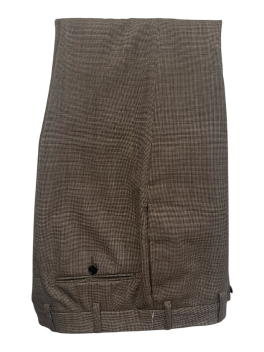 Sid Mashburn Brown Wool 2 Button Men's Suit Brown / 48