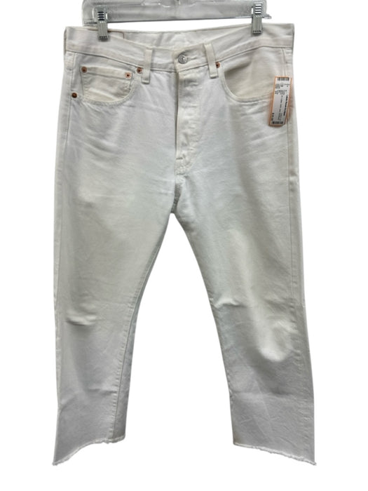 Levis Size 31 White Cotton Solid Jean Men's Pants White / 31