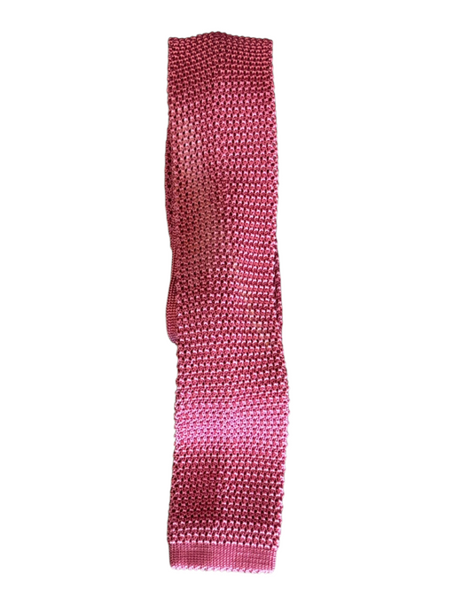 Sid Mashburn Red Silk Knit Sock Tie Red