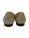 Gucci Shoe Size 7 Beige & Cream Straw & Leather Bamboo Detail Horsebit Flats Beige & Cream / 7