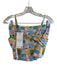 Blackbough Size M Blue & Multi Nylon Skirt tin fish print Triangle Swimsuit Blue & Multi / M