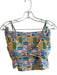 Blackbough Size M Blue & Multi Nylon Skirt tin fish print Triangle Swimsuit Blue & Multi / M