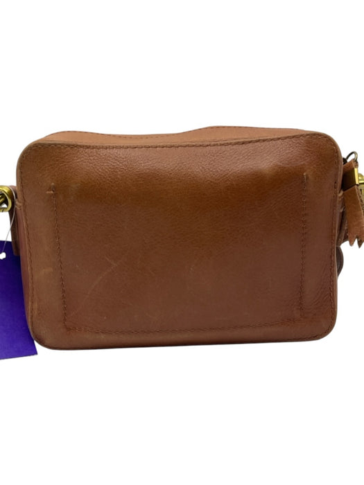 Madewell Brown Leather Zip Close Crossbody Bag Brown / Small