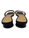 Tony Bianco Shoe Size 8.5 Black Leather Square Toe Open Toe Sandals Black / 8.5