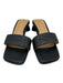 Tony Bianco Shoe Size 8.5 Black Leather Square Toe Open Toe Sandals Black / 8.5