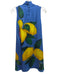 Emily McCarthy Size S Blue, Green & Yellow No Fabric Tag Sleeveless Lemons Dress Blue, Green & Yellow / S