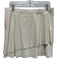 Lilla P Size L Cream Cotton Terry Cloth Elastic Waist Layered Mini Skirt Cream / L
