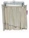 Lilla P Size L Cream Cotton Terry Cloth Elastic Waist Layered Mini Skirt Cream / L