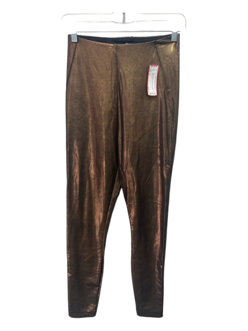 Lysse Size S Gold Polyester High Rise Metallic Leggings Gold / S