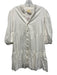 Emily McCarthy Size S White & Gold No Fabric Tag 1/2 Balloon Sleeve Tiered Dress White & Gold / S