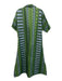 Emily McCarthy Size S Green & Blue No Fabric Tag 1/2 Dolman Sleeve Dress Green & Blue / S