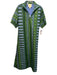 Emily McCarthy Size S Green & Blue No Fabric Tag 1/2 Dolman Sleeve Dress Green & Blue / S