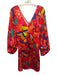 Alden Adair Size S Red, Yellow & Multi No Fabric Tag Long Balloon Sleeve Dress Red, Yellow & Multi / S