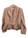 Kay Unger Size Est S Rose Gold Silk Embroidered Zip & Hook Closure Skirt Set Rose Gold / Est S