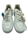 Alexander McQueen Shoe Size 39.5 White & Taupe Leather Lace Up Low Top Sneakers White & Taupe / 39.5