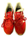 Adidas Shoe Size 9 Red Nylon & Suede Low Top lace up Almond Toe Sneaker Shoes Red / 9