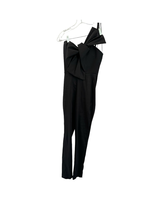 Karlie Size S Black Polyester One Shoulder Bow Jumper Black / S