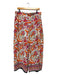 Joseph Ribhoff Size 12 Pink & Orange Polyester Elastic Waist Abstract Pants Pink & Orange / 12