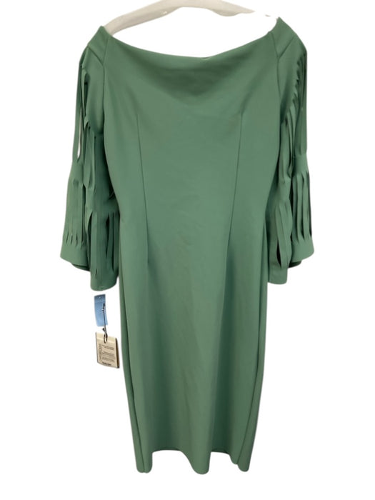 Chiara Boni Size L / 46 Seafoam Green Polyamide Off Shoulder Knee Length Dress Seafoam Green / L / 46