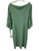 Chiara Boni Size L / 46 Seafoam Green Polyamide Off Shoulder Knee Length Dress Seafoam Green / L / 46