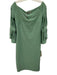 Chiara Boni Size L / 46 Seafoam Green Polyamide Off Shoulder Knee Length Dress Seafoam Green / L / 46