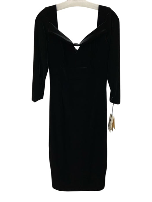 Chiara Boni La Petite Robe Size L / 46 Black Polyamide Velvet Cut Outs Dress Black / L / 46