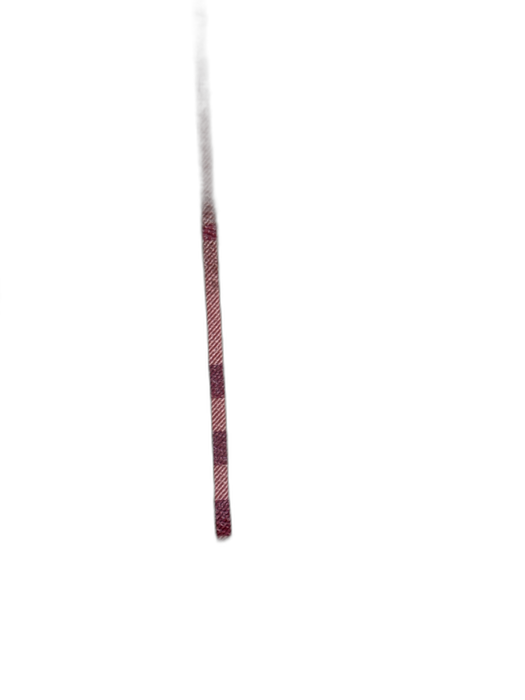 Burberry Beige, Black & Red Leather Checked Zipper Closure Tote Shoulder Bag Beige, Black & Red